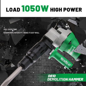 Marteau perforateur rotatif SDS Plus <span class=keywords><strong>POWERTEC</strong></span> 10J 1100W, machine de démolition électrique pour bricolage PTDB0810 - Product Image 4