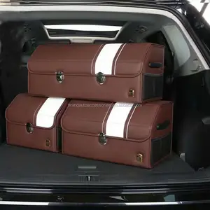 Car Trunk Organizer Storage Box Bag Foldable Soft Felt Auto Car Boot Organizer