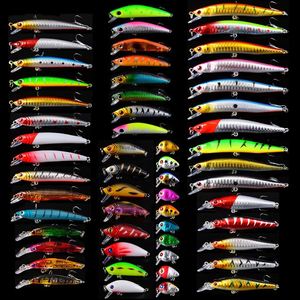 Set di 56 Esche Artificiali per <span class=keywords><strong>Pesca</strong></span>, Esche Rigide per Bass, Kit di Esche Galleggianti per Carpe, Set di Esche per <span class=keywords><strong>Pesca</strong></span> - Product Image 1