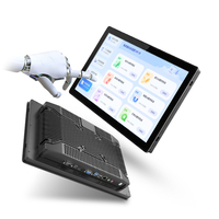 Monitor Sentuh Industri 15.6 Inci Panel PC Layar Sentuh Casing Aluminium Mendukung Sistem Operasi Windows Android Linux RS485 RJ45 RS232