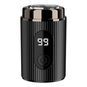 Tovagliatore portatile da uomo rasoio elettrico Mini rasoio USB ricaricabile bagnato/asciutto piccola barba Trimmer impermeabile - Product Image 1