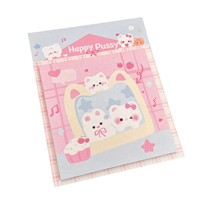 Nouvelles adhésives mémo autocollantes style Instagram, motif petit chat laitier et ours, lot de 30, haute qualité, mignonnes