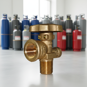 Vanne manuelle en laiton de haute qualité pour <span class=keywords><strong>bouteille</strong></span> de <span class=keywords><strong>gaz</strong></span> GPL avec soupape de sécurité pour réservoir de <span class=keywords><strong>gaz</strong></span> de cuisson - Product Image 5