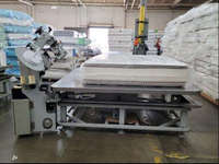 Machine à coudre à point de chaînette à alimentation composée 300U pour matelas, machine de fabrication de matelas, machine à coudre à bord de bande de matelas 300U