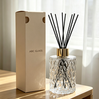 Bouteilles vides personnalisées pour diffuseur de parfum 50ml 100ml 150ml en verre avec bouchon à vis