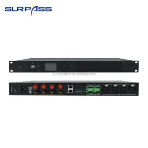 SURPASS 1U Amplificateur DSP numérique 4CH 300W pour système de sonorisation intelligent