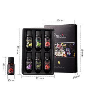 Kit Opcional de Marca Privada, Juego de 6 Aceites Esenciales de 10 ml, Fragancia para el Hogar, Cuidado de la Piel, Belleza Vegetal, Esencia para la Salud, <span class=keywords><strong>Difusor</strong></span> Aromático - Product Image 2