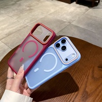 Étui magnétique GSCASE, coque translucide mate givrée, protection de l'appareil photo, charge sans fil, étui de téléphone pour iPhone 18 Pro Max