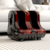 Appareil de massage des pieds pour pieds et jambes fatigués, avec chauffage et contrôle de la minuterie, augmente la circulation sanguine grâce au massage par pétrissage profond, 110-220V