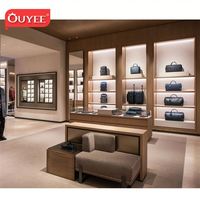 Meuble de présentation de chaussures de luxe en bois, design OUYEE, avec garantie de 3 ans