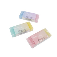 Usine vente en gros de fournitures de papeterie, ensemble de gommes pour enfants, couleur personnalisée radiergummi gelée crayon PVC gomme