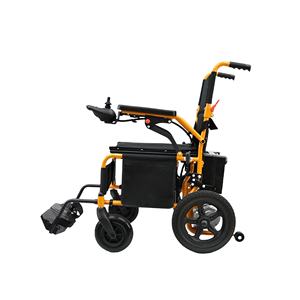 Fauteuil roulant électrique tout-terrain pliable portatif et motorisé de conception de dispositif médical domestique résistant - Product Image 5