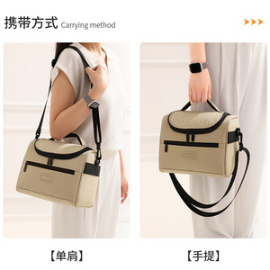 Frische <b>Insulated</b> <b>Lunch</b> Bag 20L Cooler Crossbody Portable Outdoor Use - Product Image 4