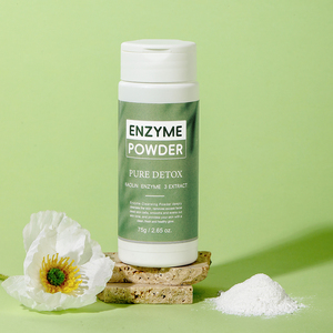 Poudre nettoyante exfoliante enzymatique naturelle pour le <span class=keywords><strong>visage</strong></span> 75g – <span class=keywords><strong>Nettoyant</strong></span> doux pour <span class=keywords><strong>pores</strong></span> profonds – Marque privée OEM - Product Image 1