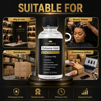 Fabricant de colle transparente pour perruques à marque privée avec formule imperméable ultra-claire pour les marques de perruques