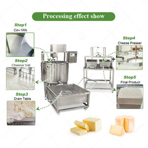 Presse à fromage commerciale 100L 1000L pour Mascarpone et Mozzarella, cuve de traitement ronde - Product Image 5