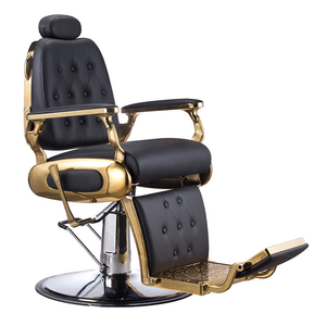 Sillón de Barbería de Cuero de Segunda Mano, Plegable, Reclinable, Ergonómico y Duradero <span class=keywords><strong>para</strong></span> Uso en Hoteles y Barberías - Product Image 3