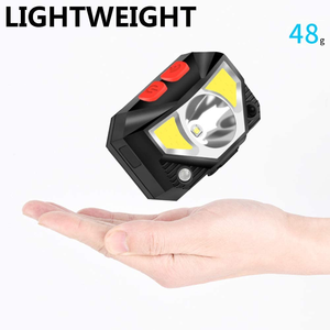 Sky-Touch 2-Pack 800 lumens có thể sạc lại đèn pha đèn Pin IPX4 không thấm nước màu trắng sáng cho Cree <span class=keywords><strong>Led</strong></span> cảm biến chuyển động đèn đầu - Product Image 3