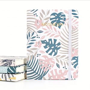 Cuaderno con Cubierta de Cartón, Tamaño A5, 96 Hojas, Superficie con Diseño de Palmeras, para la Escuela, Oficina y Hogar - Product Image 1