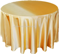 Nappe ronde personnalisée de 108 pouces - Mariage, fête, banquet