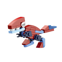 Nuevo XINGLE Juego de Bloques de Construcción de Dinosaurio Tiranosaurio Rex para Niños, Escala 1:150, Plástico ABS, Educativo, DIY, 12 Piezas, 5-7 Años