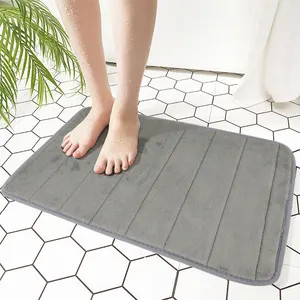 热卖豪华硅藻土热卖可洗薄型硅藻软泥防滑定制浴室浴垫地毯