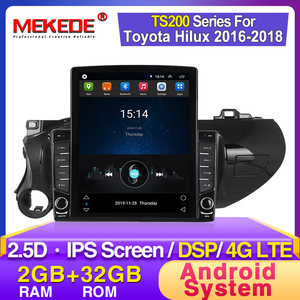 Mekede Android IPS 2.5D màn hình DSP Car DVD Player cho TOYOTA HILUX 2016 2017 1 + 16 gam Wifi GPS Navigation SWC âm thanh - Product Image 4
