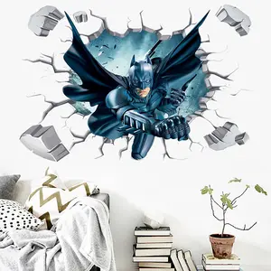 Toptan 3d poster örümcek adam-Marvel örümcek adam kahraman için duvar çıkartmaları çocuk odası dekor çocuk odası yatak odası aksesuarları duvar karikatür film duvar sanat posterleri