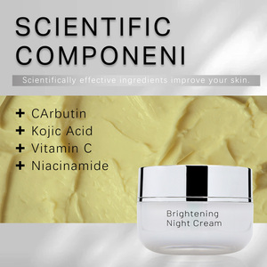 Marque privée Niacinamide Acide kojique Éclaircissant Tone uniforme Lifting Raffermissant Dissolvant <span class=keywords><strong>de</strong></span> Taches Noires Crème <span class=keywords><strong>de</strong></span> <span class=keywords><strong>Nuit</strong></span> pour les Soins du Visage - Product Image 3