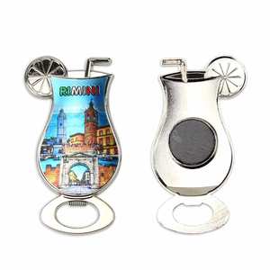 Dropshipping Personalized Magnet Opener Custom Logo Metal <b>Beer</b> Opener <b>Fridge</b> Magnet - Product Image 1