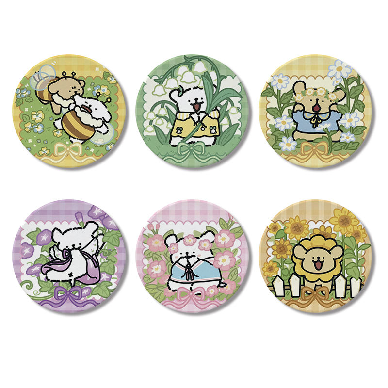 6cm Round Patterns(any designs)