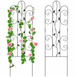 Treillis <span class=keywords><strong>de</strong></span> jardin Beau Treillis Design Plantes grimpantes Filet <span class=keywords><strong>de</strong></span> treillis pour plantes polyvalent Métal Fer CLASSIC Xiamen 180pcs - Product Image 2