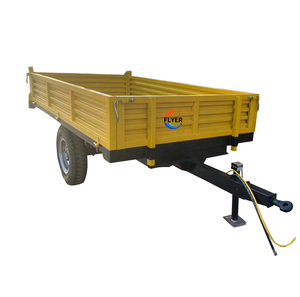 Remolque Agrícola para Tractor, Remolque Agrícola con <span class=keywords><strong>Eje</strong></span> Único, Alto Nivel <span class=keywords><strong>de</strong></span> Seguridad, Capacidad <span class=keywords><strong>de</strong></span> Carga <span class=keywords><strong>de</strong></span> 500-1000 kg - Product Image 3