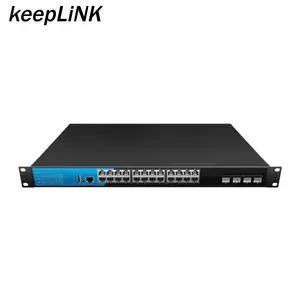 10G fiber uplink 24 port POE 300w 400w managed enterprise network switch 1U rack built-in power best selling