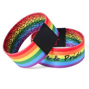 Pulsera elástica RFID, pulseras inteligentes desechables, pulsera de sublimación elástica de tela con tarjeta IC - Product Image 4