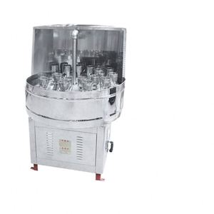 Lavadora de Botellas Portátil Industrial Motorizada para Botellas de PET/Leche/Vino, Rotativa, Semiautomática, para Reciclaje de Botellas de Plástico y Vidrio - Product Image 1