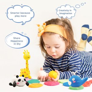 Arcilla de Modelar de <span class=keywords><strong>Animales</strong></span> Marinos No Tóxica, Fácil de Limpiar, 12 Colores, con 4 Herramientas para Niños de 3 Años en Adelante - Product Image 4