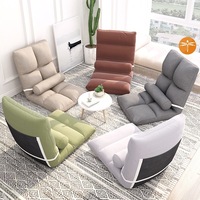 Meubles de maison en tissu modernes, lit pliant confortable pour dortoir, tabouret avec dossier, chaise paresseuse sans pieds, canapé tatami, salon