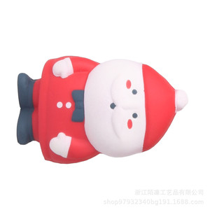 Santa Claus Figurine Plastic Molded Slow <b>Rebound</b> Stress Toy Indoor Decor Christmas Decoration - Product Image 4