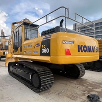 Excavatrice Komatsu PC360-8 d'occasion de 36 tonnes en provenance du Japon, 100 % prête à être expédiée, excavatrices d'occasion Komatsu PC360-8 à vendre