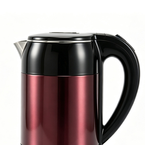 <span class=keywords><strong>Bollitore</strong></span> Elettrico Isolato in Acciaio Inossidabile Rosso Giuggiolo da 1500W Personalizzato <span class=keywords><strong>per</strong></span> Uso Domestico, Hotel <span class=keywords><strong>e</strong></span> Camper - Vendita all'Ingrosso - Product Image 2