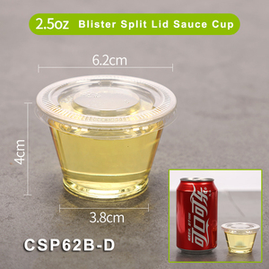 Bán Buôn Tùy Chỉnh 0.75Oz 1Oz 1.5Oz 2Oz 2.5Oz 3.25Oz 4Oz 5.5Oz Mini Dùng Một Lần Phần <span class=keywords><strong>Container</strong></span> Nhựa Nước Sốt Cup - Product Image 4