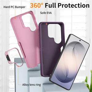 Funda Protectora Invisible con Soporte Metálico <span class=keywords><strong>para</strong></span> Teléfono, Diseño Creativo, Envío Directo de Fábrica, <span class=keywords><strong>para</strong></span> Samsung S26 S25 S24 S23 <span class=keywords><strong>Ultra</strong></span> Plus - Product Image 4