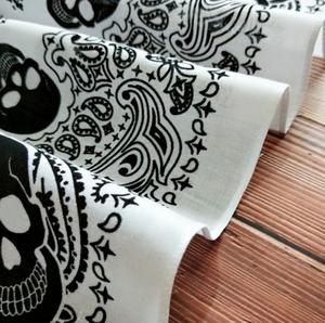 スクエアスカルバンダナ健康快適コットンバンダナ - Product Image 6