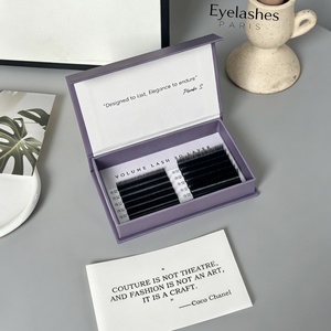 Boîte cadeau magnétique personnalisée haut de gamme pour faux cils avec logo de marque privée, plateau en carton et doublure en éponge gaufrée – Vente en gros - Product Image 3