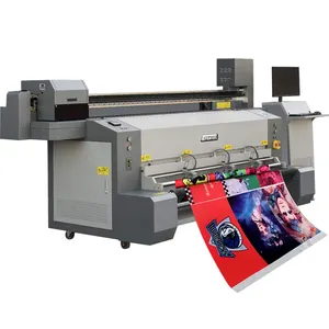 1.6M I3200a1 Head Inkjet Vlag Drukmachine Naar Stof Textiel Vlaggen Veren Traan Rugzak Vlaggen