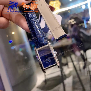 Montre à quartz pour femme avec cadran carré et bracelet en cuir à motif crocodile, montre-bracelet décontractée Longinesing - Product Image 6