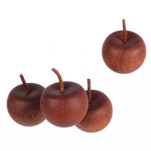 Fournisseur direct d'usine transfrontalier, <span class=keywords><strong>livraison</strong></span> <span class=keywords><strong>rapide</strong></span>, ornements en bois en forme de pomme, objets décoratifs - Product Image 3