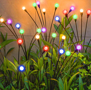 Coloré RVB Étanche Vent Solaire Danse Lumière Led Extérieure Solaire Alimenté Luciole Lumières Pour Cour Patio Voie Décoration - Product Image 1
