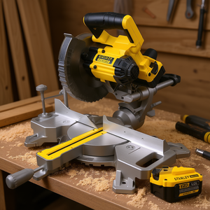 Sierra Ingletadora Inalámbrica Stanley Fatmax de 7-1/4 Pulgadas V20, Herramienta de Corte de Madera a Batería - Product Image 3